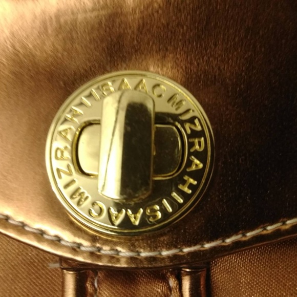 Isaac Mizrahi Bronze & Gold Hand Bag - Picture 3 of 6